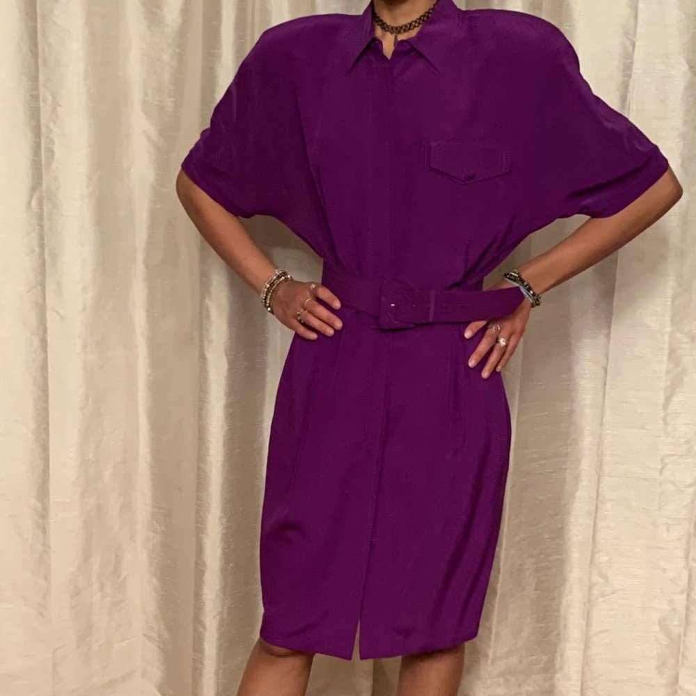 Vintage Silk Dress, By August Silk